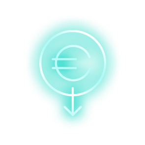 Cost reduction icon unique benefit of DevOps